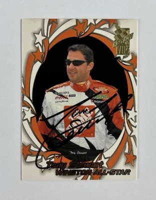 Tony Stewart Hand Signed Press Pass & Wheels Autographed Cards - Lot Of 3!! - Image 1 of 4