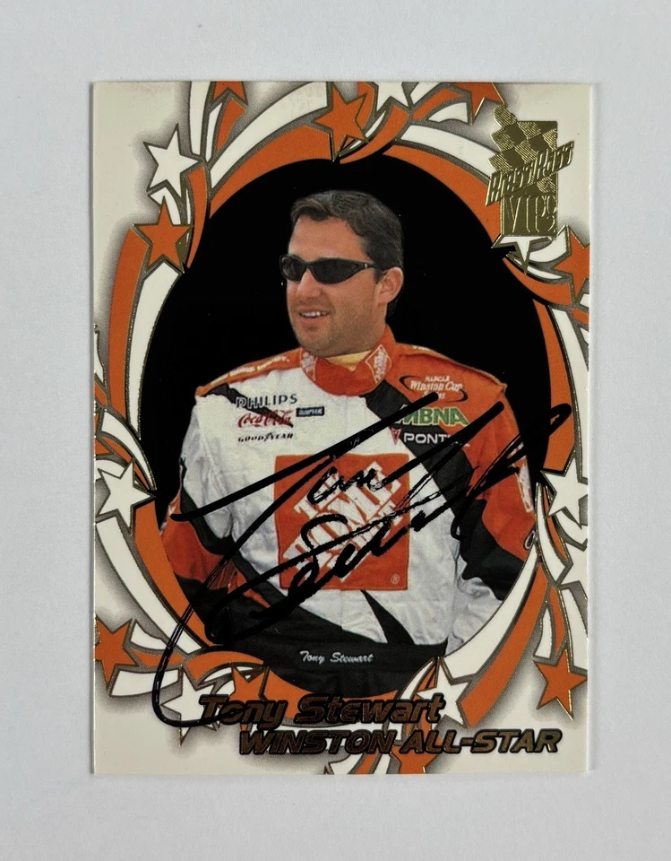 Tony Stewart Hand Signed Press Pass & Wheels Autographed Cards - Lot Of 3!! - Image 1 of 4