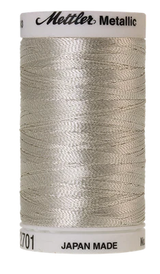 Silver 2701 | Metallic - #7643 (600M / 656Y Spool) | Mettler - Image 1 of 4