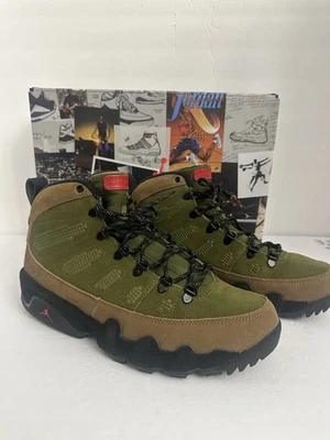 Nike Air Jordan 9 Retro NRG Militar Marrón Legión Verde AR4491-200 talla 11 Foto 1 de 4