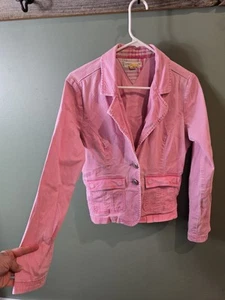 Pink Fitted Blazer Tommy Hilfiger jeans Size: XL Youth - Picture 1 of 10