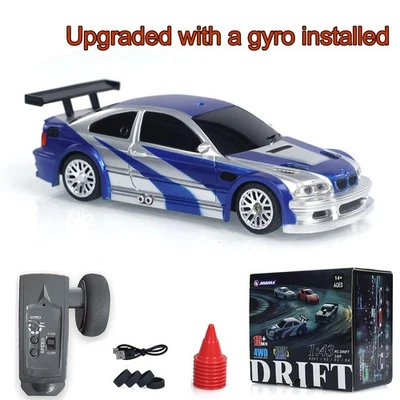 US Stock 1/43 RC Mini Drift Racing Car Ready to Run 4WD 2.4G  Toys Models - Image 1 of 4