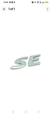 Genuine New PEUGEOT SE WING or DOOR BADGE For 206 + 207 + 307 + 308 + 407 + 508  - Image 1 of 4