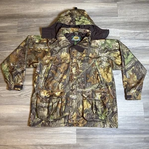 Cabela’s Jacket Mens Large Advantage Timber Camouflage Outdoors Hunting Hoodie - Picture 1 of 24