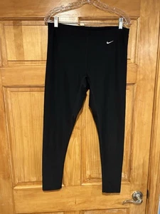 Nike Women’s 16-18 XL Black Workout Pants Dri-Fit RN56323 CA05553 - Picture 1 of 12