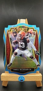 2020 Panini Select Football Odell Beckam Jr Light Blue Prizm Die Cut #124 - Picture 1 of 2