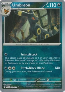 Tarjeta Pokémon Umbreon 059/131 Poke Ball Holo Prismatic Evolutions casi nueva - Imagen 1 de 1