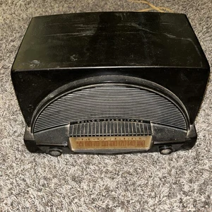 Vintage Deco Style Philco Transitone 5 Röhren Tischradio ungeprüft auf Ersatzteile - Bild 1 von 10
