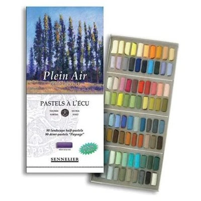 SENNELIER LA CARTE Sennelier Soft Pastel Set - Half Length - 80 Landscape Colours