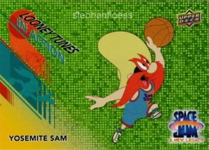 Space Jam A 2021 nuevo Legacy Looney Tunes en acción verde neón IA-14 Yosemite Sam - Imagen 1 de 1