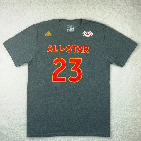 Adidas Mens Shirt Size Large Gray 2017 NBA All Star Draymond Green 23 Cover