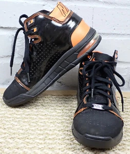 Nike Air Max Bizness Basketball Shoes Black Orange 324824-081 Youth Size 6.5Y - Picture 1 of 12