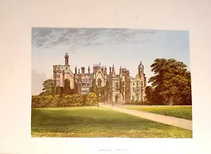 1880 Old Print = DANBURY PALACE = Castelli Gran Bretagna = CROMOLITOGRAFIA V2 - Picture 1 of 1