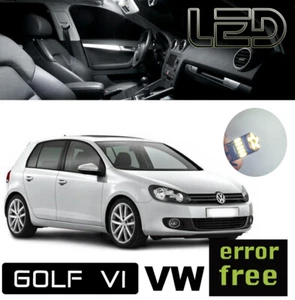 Innenraumbeleuchtung für Golf 6  Set Lampen LED 12 Leuchtmittel integrierte  - Picture 1 of 8