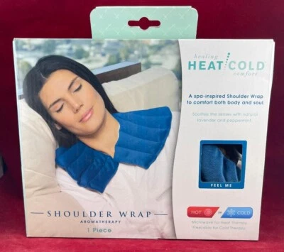 ﻿ Healing Heat Cold Comfort Shoulder Wrap Aromatherapy Relaxing Spa Experience - Image 1 of 2