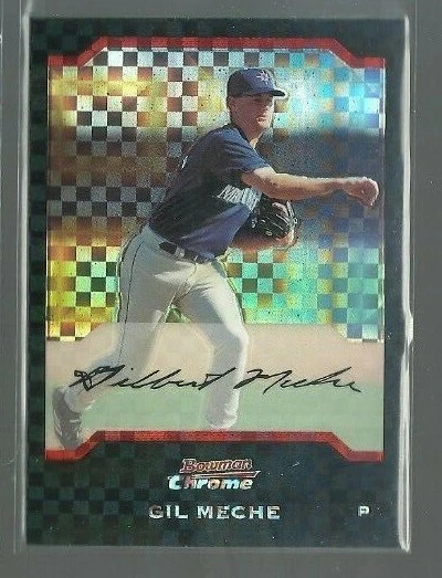 2004 Bowman Chrome X-Fractors #97 Gil Meche 091/172 (ref 63734) - Image 1 of 1