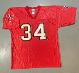 Camiseta roja de los Tampa Bay Buccaneers NFL #34 Earnest Graham adulto talla grande vintage - Imagen 1 de 5