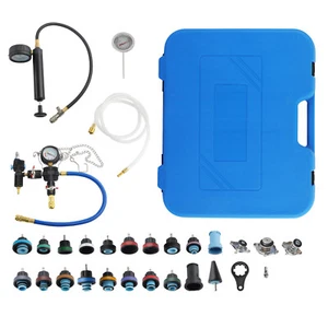 28pcs Radiator Pressure Tester Kit Coolant Vacuum Type Cooling System Adapters - Picture 1 of 10