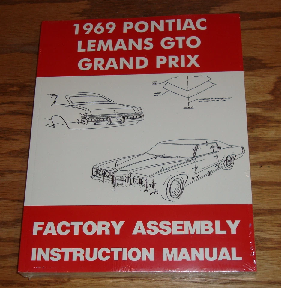 1969 Pontiac LeMans GTO Grand Prix Factory Assembly Instruction Manual 69 - Image 1 of 1