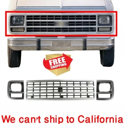 For 1992-1995 New Primed Headlamp Door Bezel CHEVROLET G10 G20 G30 Set of 3 Foto 1 de 4