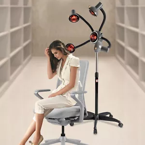 Lampada tintura permanente 750 W 5 teste infrarossi processore colore capelli riscaldatore - Foto 1 di 18