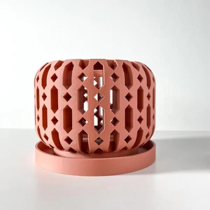 Orchid Pot Indoor Plant Pot Flower Pot Unique 3D Printed Planter - Picture 1 of 6