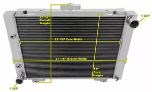 Radiador Jamn Champion 4 filas para Ford Galaxie 500XL 1964 - Imagen 1 de 7