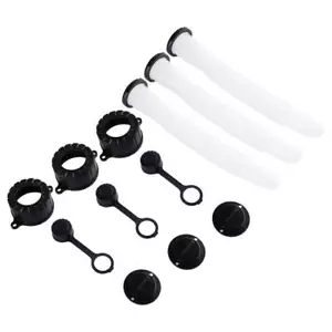 3x Replacement Gas Can Spout Nozzle Vent Kit Plastic Gas Cans Old Style Cap B6 - Picture 1 of 4