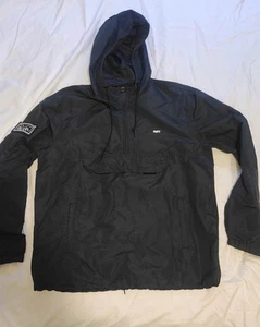 NWOT Obey Word Wide Anorak Velcr o 1/4 Zip Pullover Windbreaker Jacket Size L - Picture 1 of 6