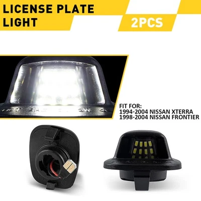 Luces LED blancas de matrícula para Nissan Xterra 1998-04 Nissan Frontier 1994-04 Foto 1 de 4