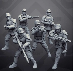 Star Wars Legion Miniatures - Imperial Authority Armoured Officer Squad - Guards - Picture 1 of 5