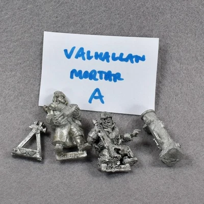Games Workshop GW Warhammer 40K Fuera de Uso Valhallan Imperial Guard Mortero Equipo A Foto 1 de 2
