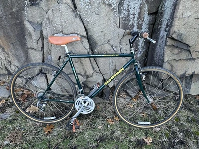 20-дюймовый винтажный гибридный гравийный туристический зеленый 1992 SCHWINN CROSSPOINT Deore LX КАК НОВЫЙ - Изображение 1 из 4