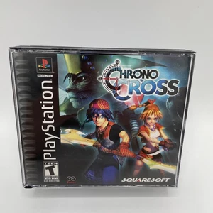 Chrono Cross PS1 PlayStation 1 Complete CIB + Registration Card Black Label - Picture 1 of 11