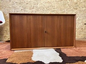 TRUE VINTAGE Strobeck Teak Wandschrank Schrank Hängeschrank 60er Regalsystem 60s - Bild 1 von 24