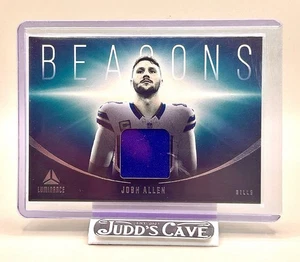 🚨2024 Panini Luminance Beacons JOSH ALLEN Luminance Patch BEA-JAN Bills MVP🏈🏆 - Picture 1 of 2