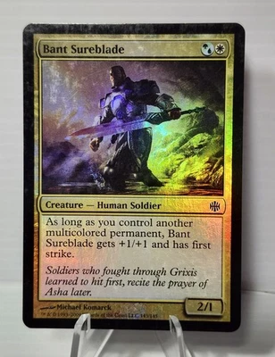 x1 Bant Sureblade Foil 143 Alara Reborn LP-Slight Clouding MTG Magic Gathering - Image 1 of 2