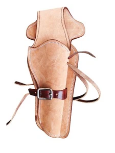 Cross Draw Holster for Revolver, Leather Holster Cowboy for .22 .38/.357 .44/.45 - Picture 1 of 4