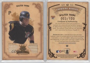 2004 Donruss Diamond Kings Bronze Materials /100 Walter Young #62