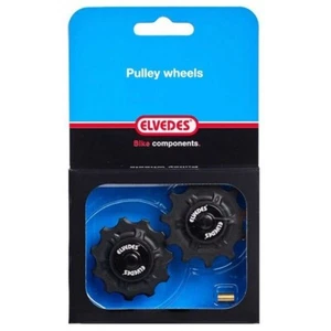 ELVEDES rear derailleur pulley wheels ABEC 5 sealed stainless bearings Shimano - Picture 1 of 6