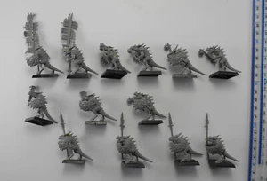 13 SAURUS WARRIORS Plastic Lizardmen Seraphon Army Warhammer Old World 4 - Picture 1 of 6