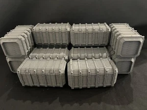 CONTENEDORES WARGAME X 12, Terreno de Mesa Gótico Ciencia Ficción Warhammer - Imagen 1 de 6