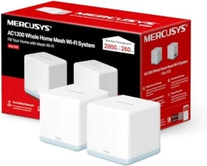 TP-Link Mercusys Halo H30 AC1200 Mesh Wi-Fi System 260m² 100 Devices Dual Band - Bild 1 von 6