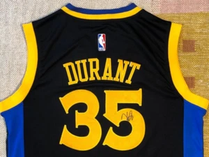 Kevin Durant Signed Autograph Golden State Warriors NBA Jersey MVP USA Thunder - Picture 1 of 4