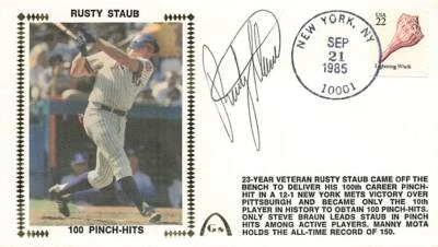 Rusty Staub Signed First Day Cover Autograph PSA/DNA AN85475 - Image 1 of 2