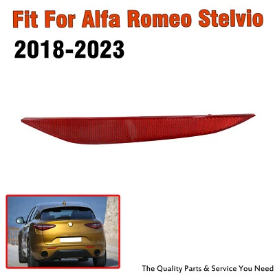 Luz trasera reflectora parachoques trasero derecho para Alfa Romeo Stelvio 2018-2023 Foto 1 de 4