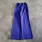 Vintage Maverick Women's Pants 10 Made in USA Blue Flare Hippie Pull On Wrangler