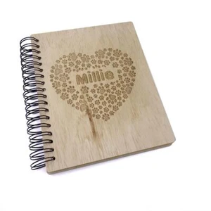 Personalised Large Engraved Wooden Named Dog or Cat Photo Album Gift WPAL-10 - Picture 1 of 3