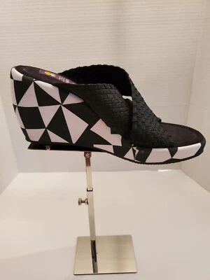 Zee Alexis черный и белый на танкетке 4 дюйма каблук эластичный топ для терапии размер 41 (США размер 10) - Изображение 1 из 4