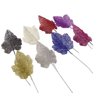 Pequeñas hojas brillantes de 11 cm - tallos brillantes artificiales brillantes - Imagen 1 de 4